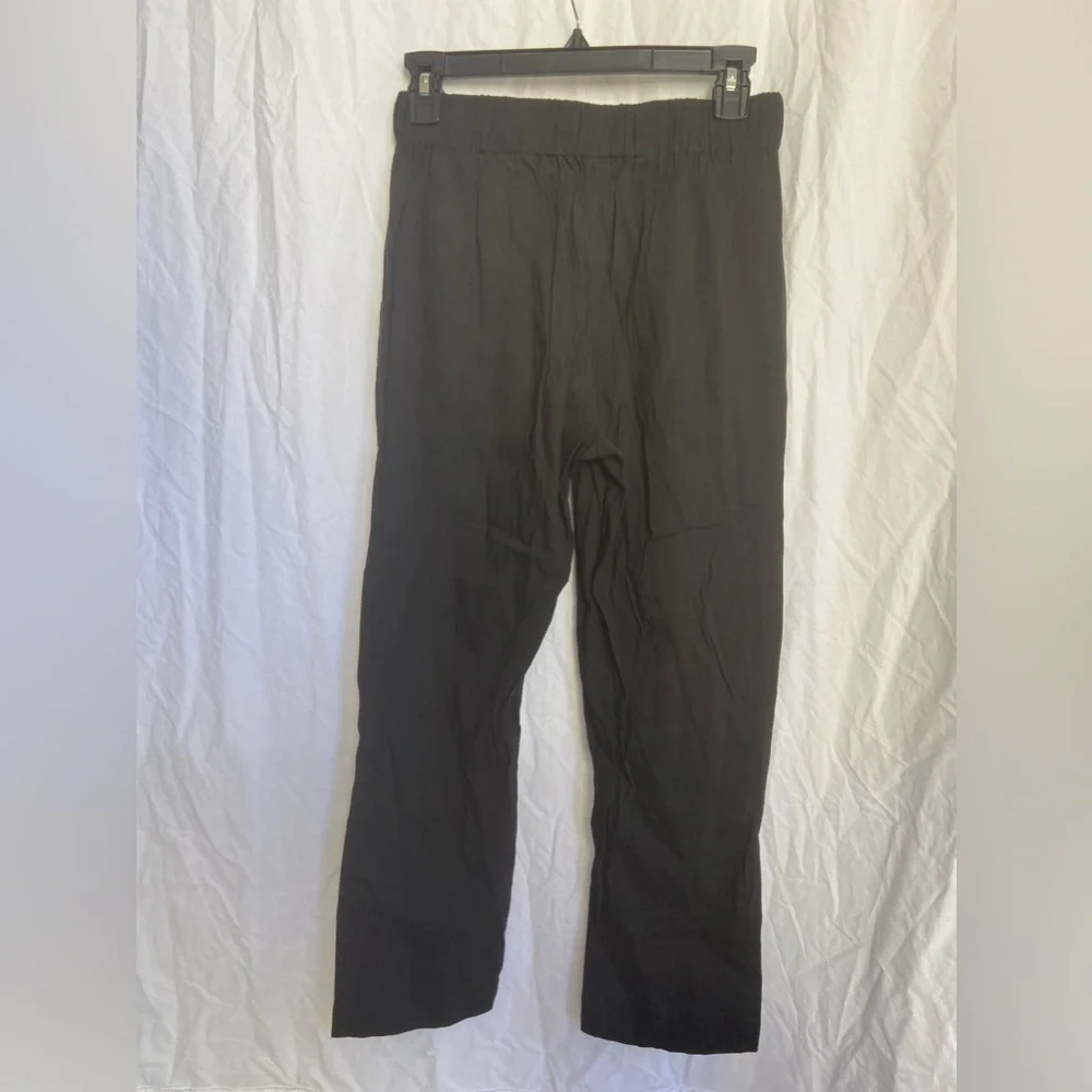 Aritzia Babaton Boho Linen Pants Lightweight Summer Trousers Relaxed Fit Size S